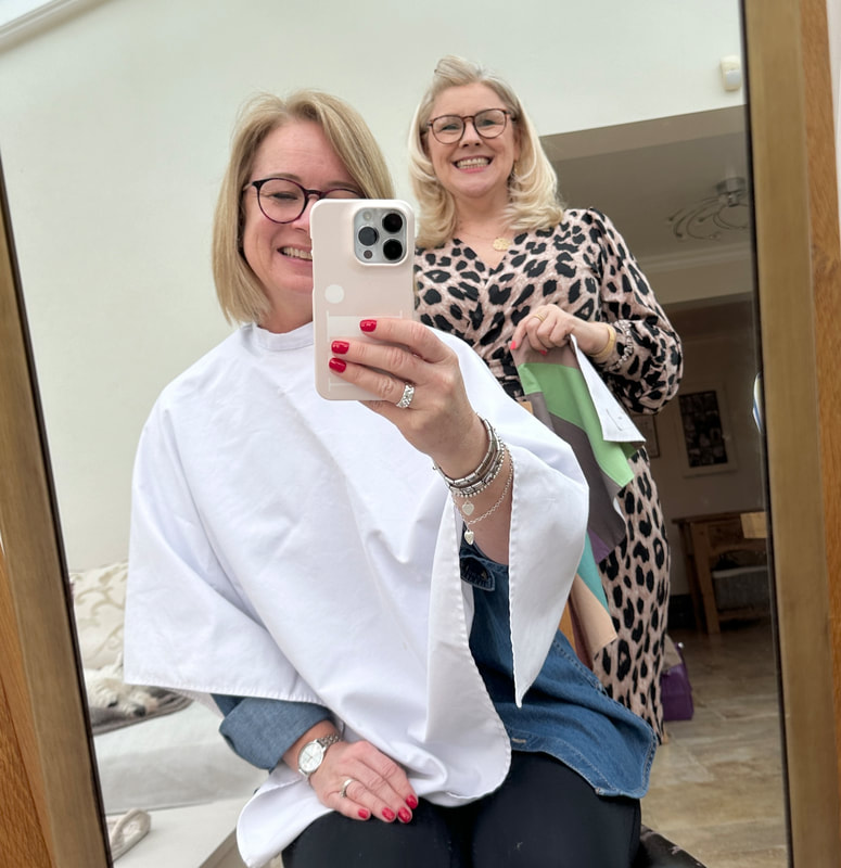 a colour analysis consultation with personal stylist sarah van dort