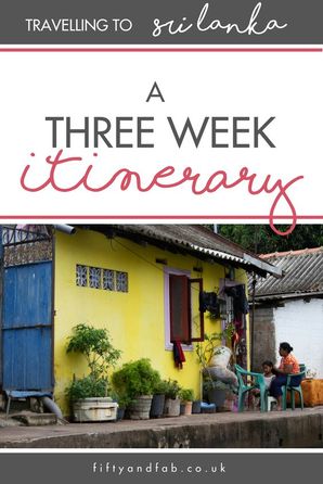 Guide to creating a travel itinerary for a three-week trip to Sri Lanka