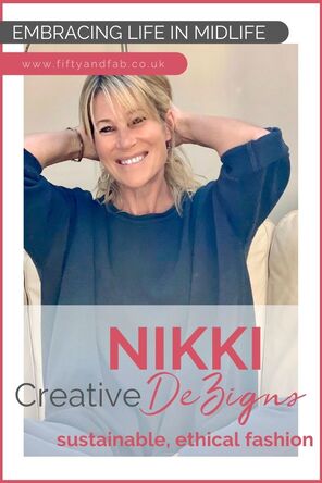 Nikki from Creative DeZigns, UK based ethical clothing brand