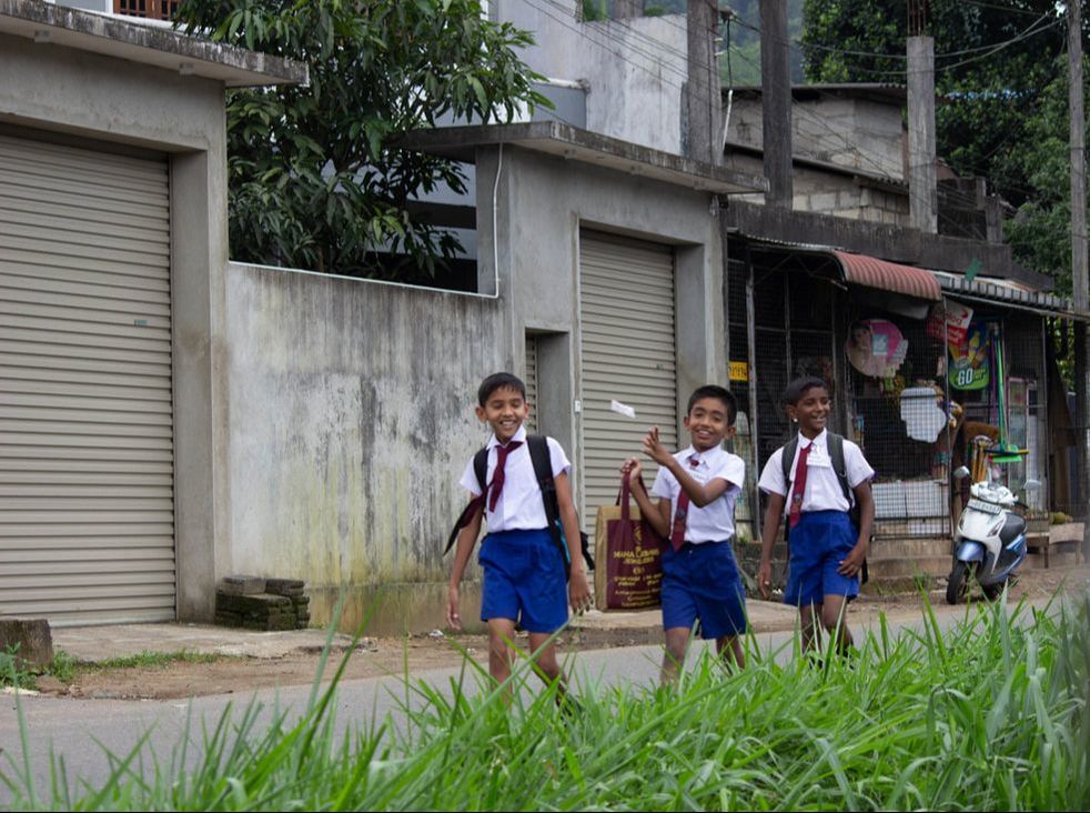 school boys in sri lanka