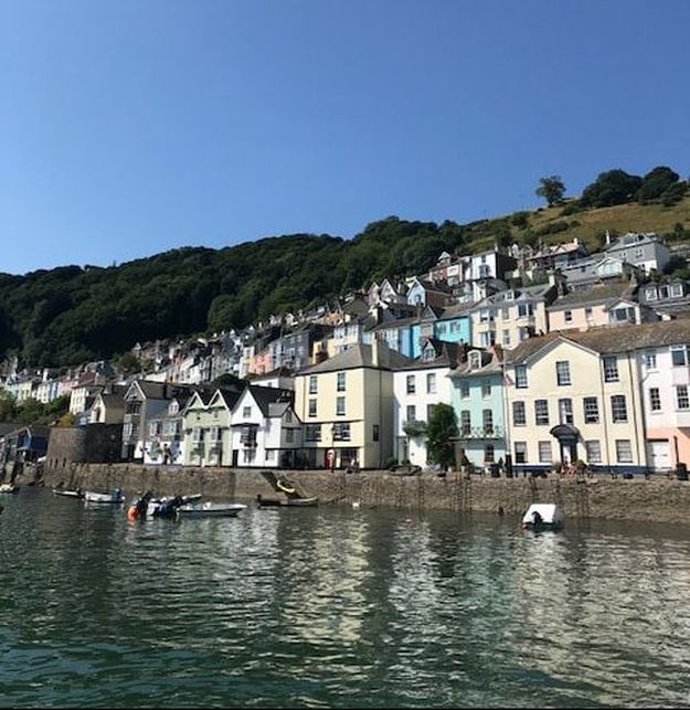 River Dart and houses at Dartmouth