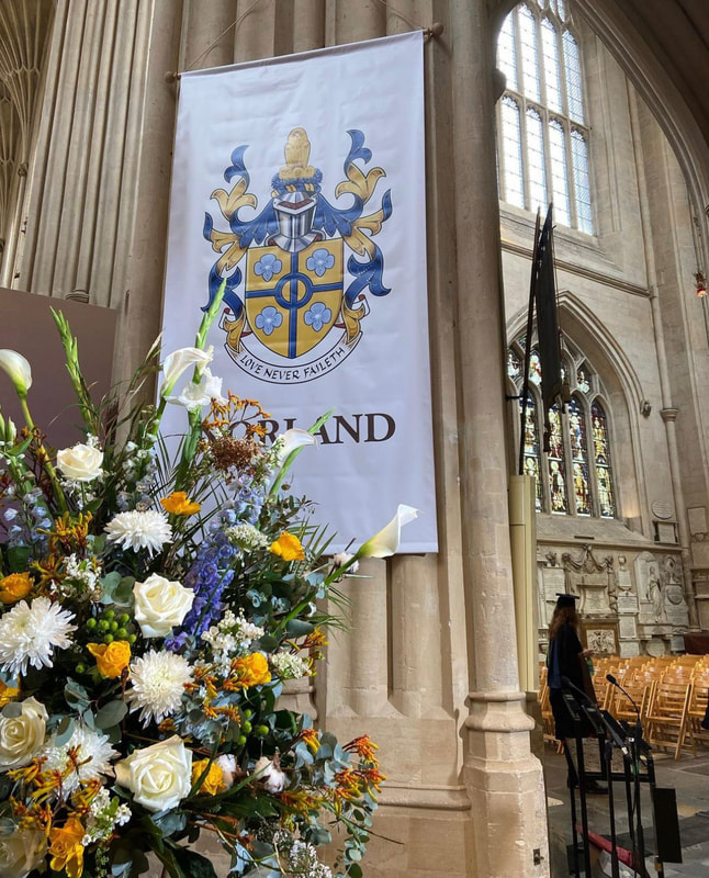 Norland College Coat of Arms at Bath Abbey