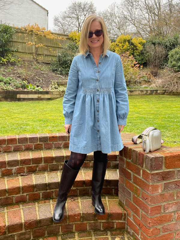denim dress from whistles | easter gifts