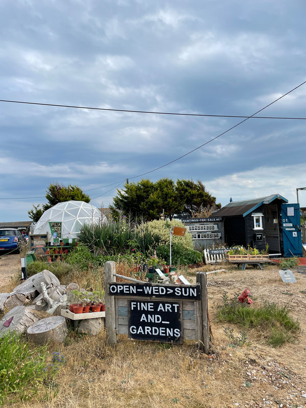 Fine art and gardens at Dungeness, Kent