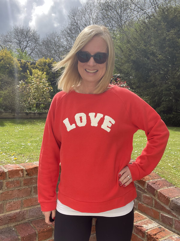 red love sweatshirt, nature, mental health awareness week