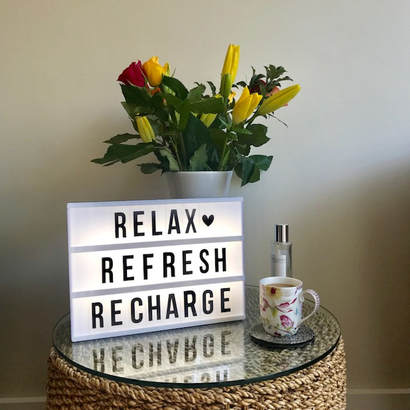 autumn planning, relax, refresh and recharge