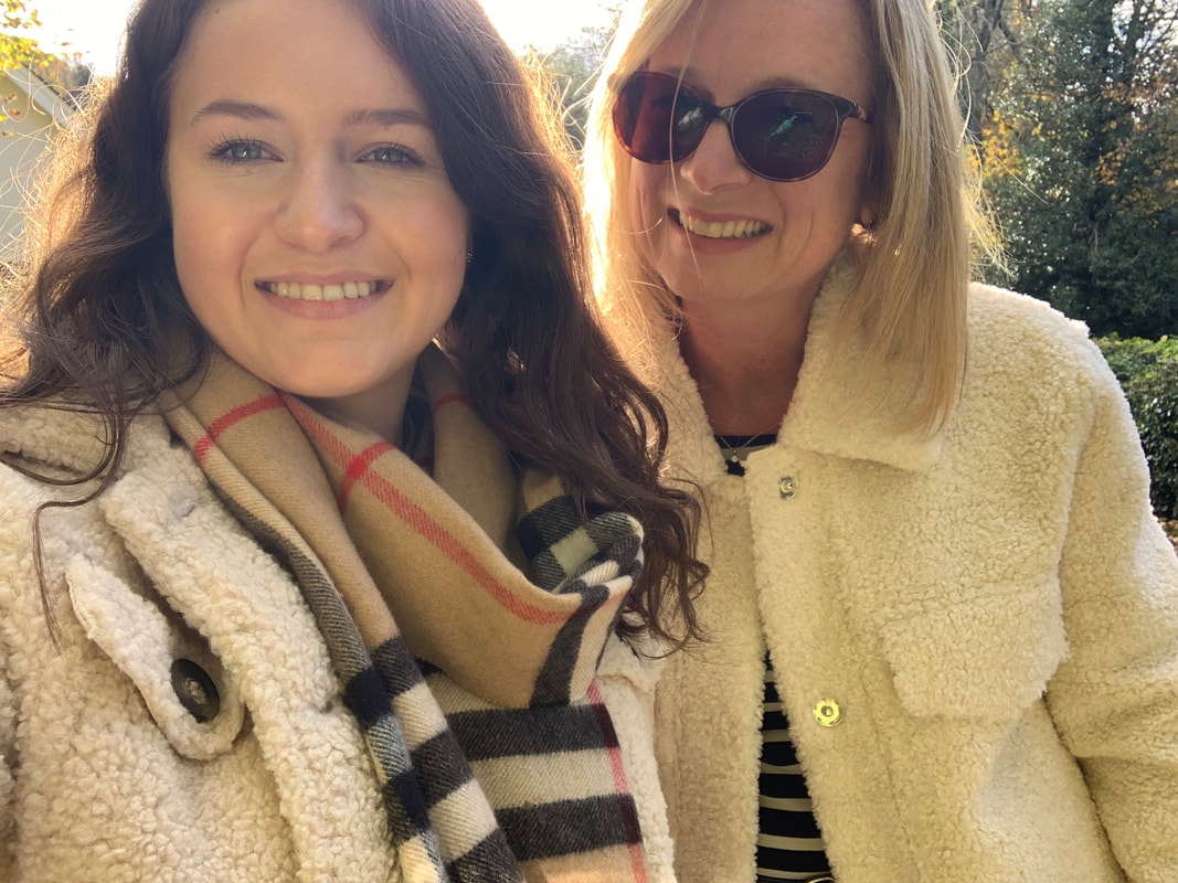 cream borg jacket from next | mum and daughter twinning