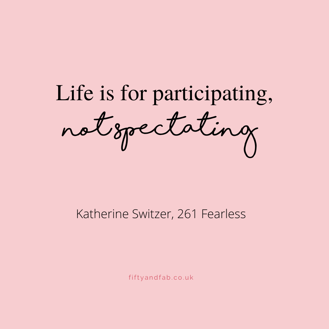 Fitness Motivation Quotes | Life is for participating, not spectating