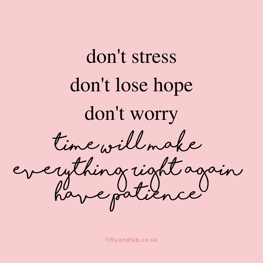 quote don't dress don't lose hope don't worry