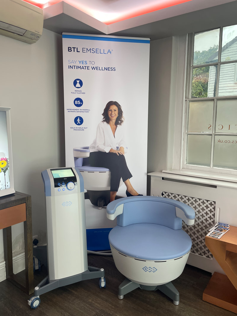btl emsella chair at s-thetics clinic in beaconsfield