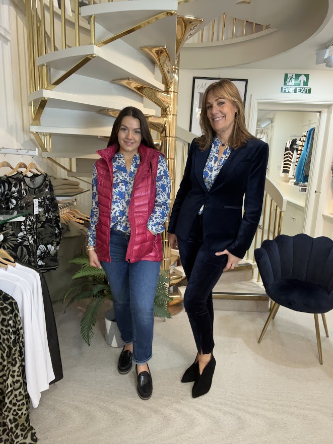 Helen and Holly at Elizabeth Rose Boutique in Tenterden