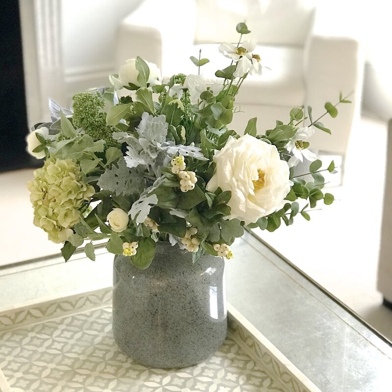 Faux flower bouquet from Amaranghine Blooms | Interior Designer Buckinghamshire