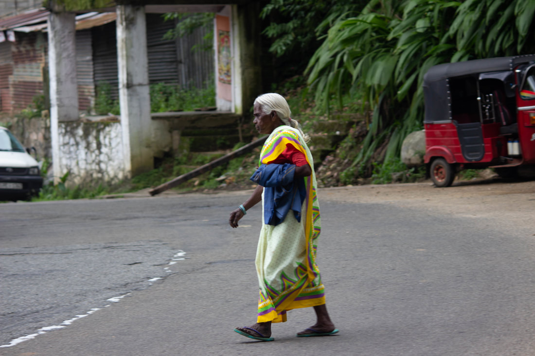 older sri lankan woman