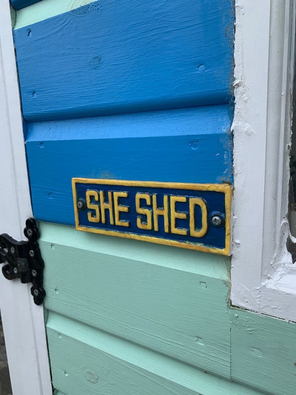 seaside garden in brixham | fifty and fab | she shed