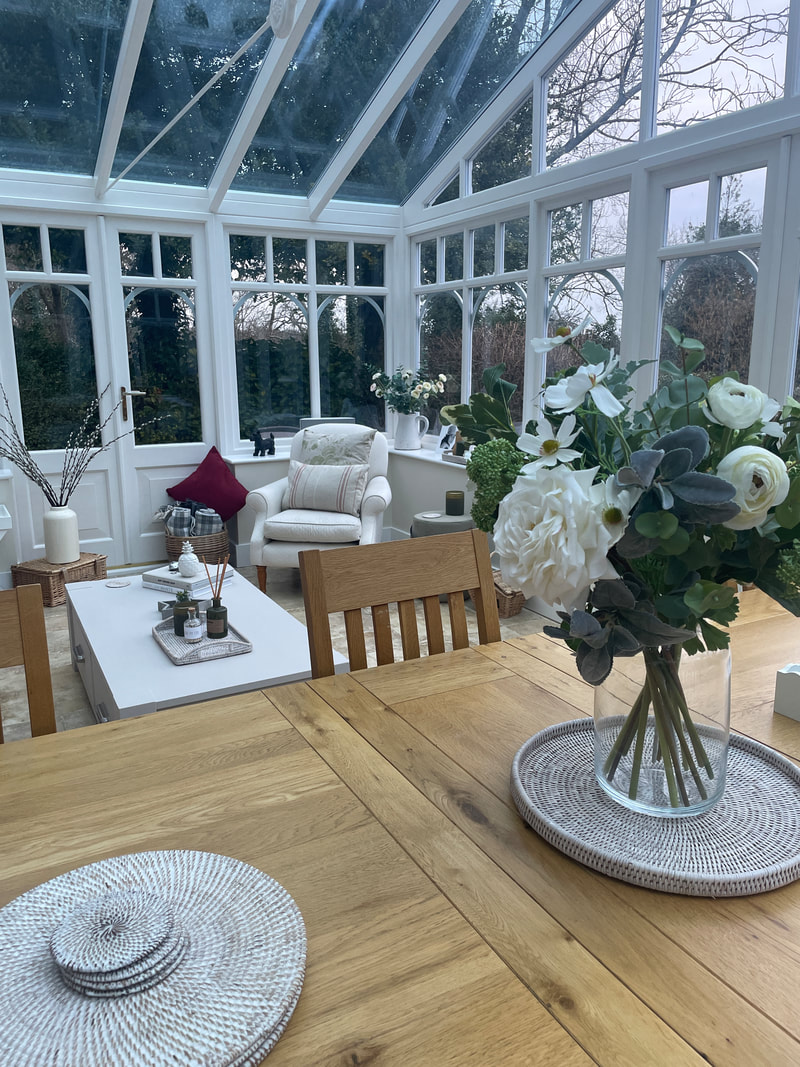 conservatory | affordable interior design | Minshell Designs Buckinghamshire
