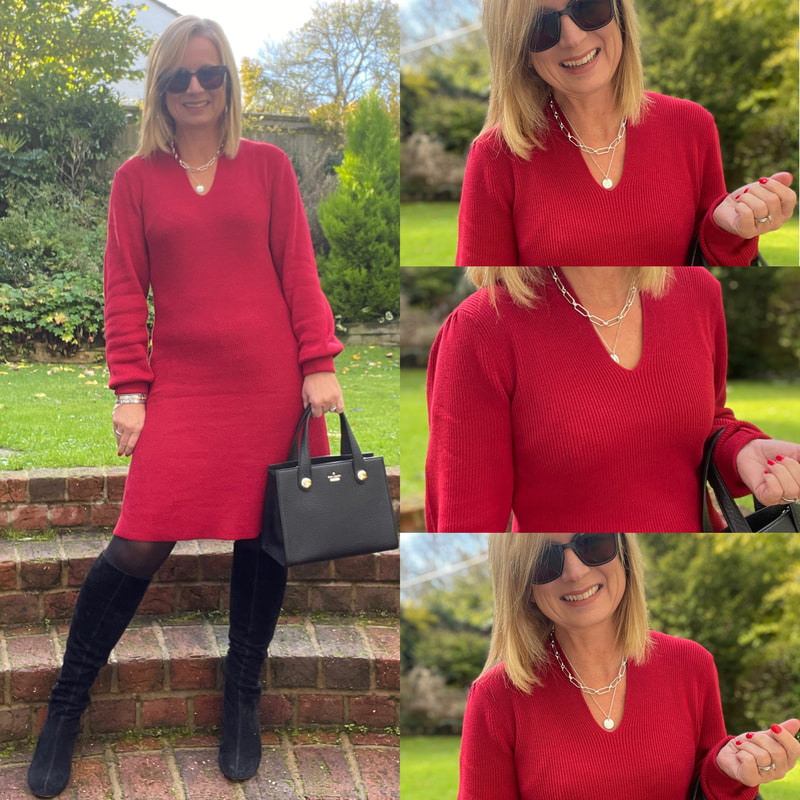 Rock It Sweater Dress from Joe Browns to build confidence with clothes