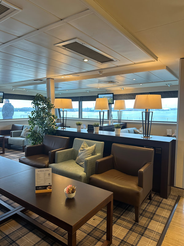signature lounge on the red funnel ferry from southampton to the isle of wight
