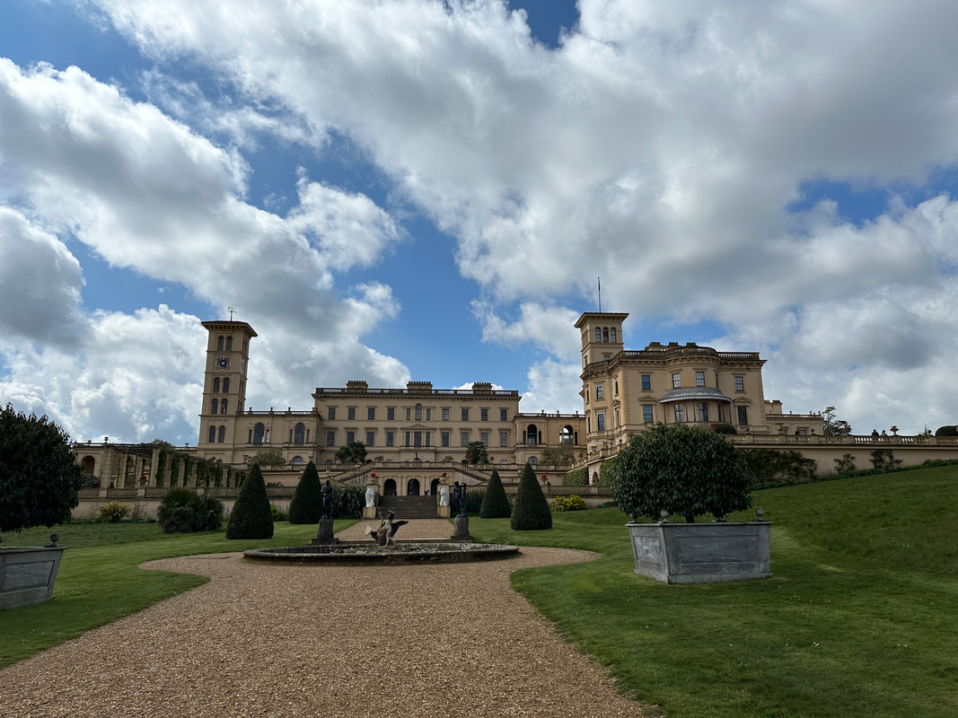 a view of osborne house on the isle of wight