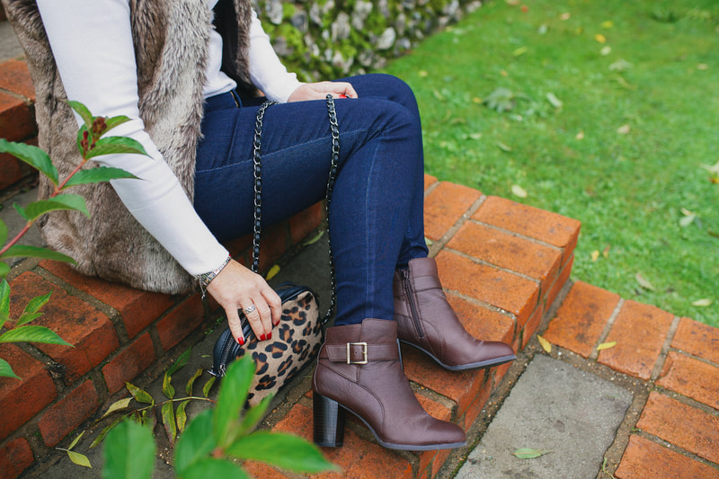 chocolate brown ankle boots