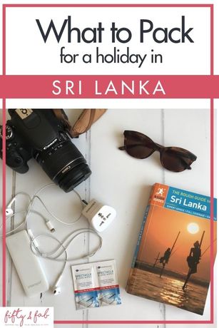 what to pack for a holiday in sri lanka