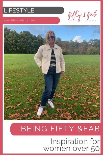 Fifty and fab | 50 and fab | cream borg jacket from Next