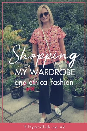Ethical fashion - shopping my wardrobe and being more mindful about my impact on the environment and worldwide production practices #shoppingmywardrobe #ethicalfashion