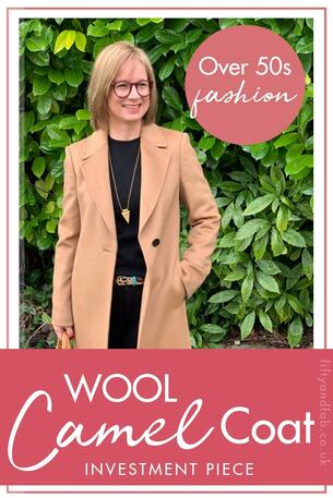 A new wool camel coat is expensive, but a real investment piece that will last you for years to come. #over50s #midlife #fashion #coats