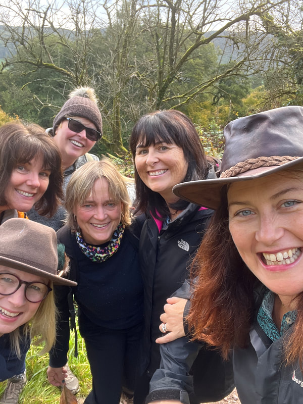 women enjoying a writers retreat at hill farm in wales